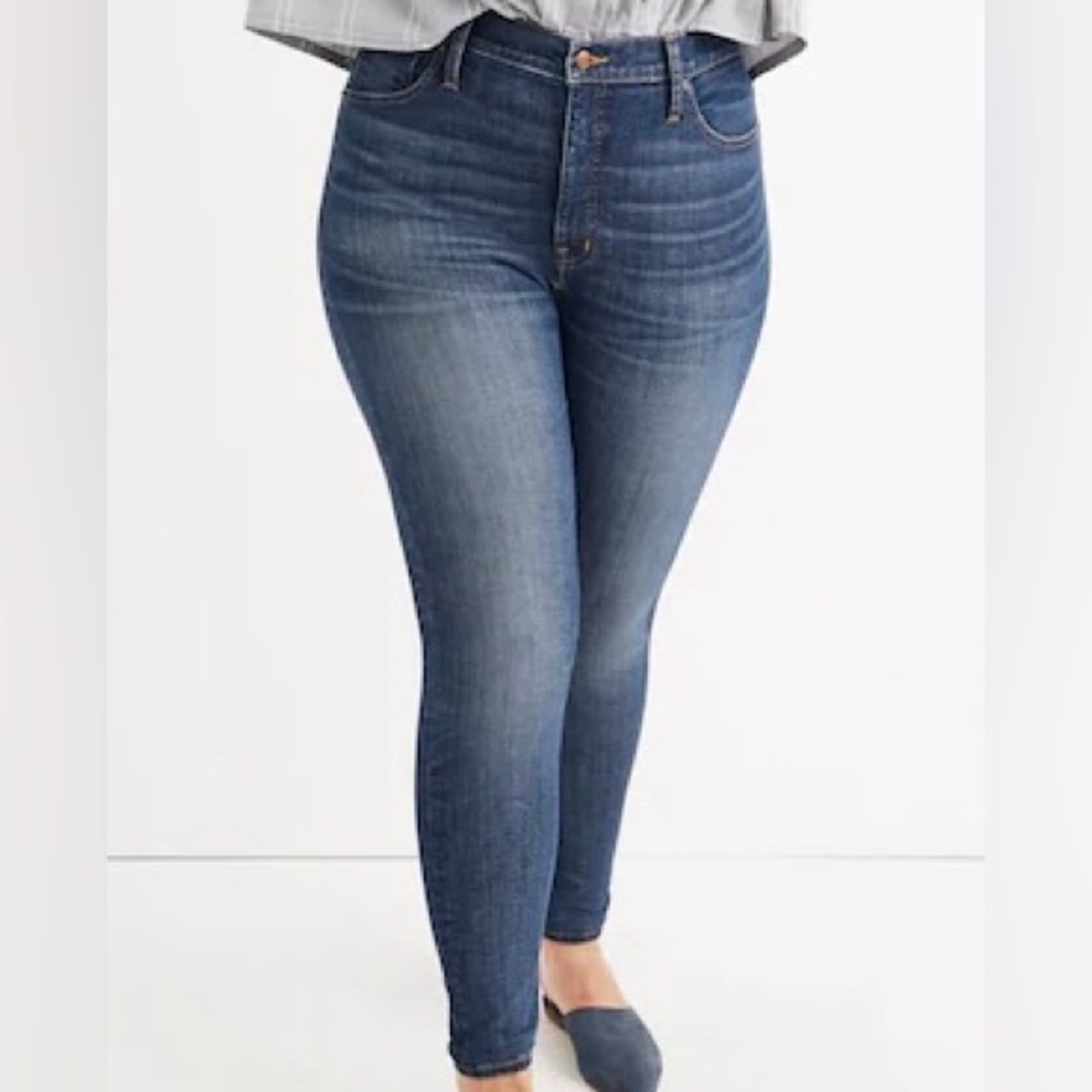 Madewell Plus Size High-Rise Skinny Jeans Size 37 NWT